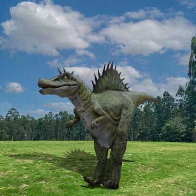 China Green Real Life Looking Dinosaur Costume Waterproof Hidden Legs Dinosaur Costume for sale