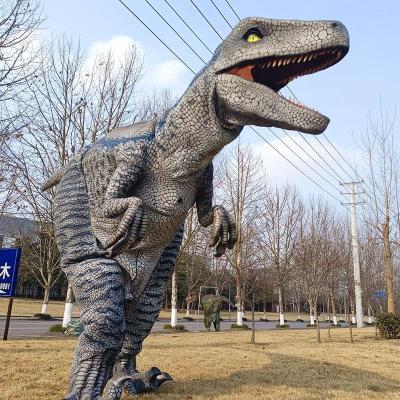 China Super Realistic Dinosaur Costume Simulated Animatronic Realistic Dino Costume for sale