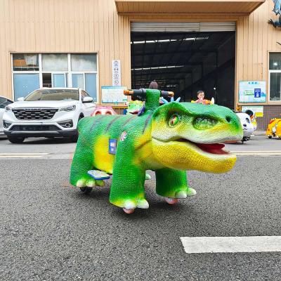 China Realistic Tyrannosaurus Rex Dinosaur Electric Animatronic Dinosaur Ride For Shopping Mall for sale