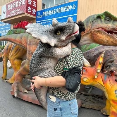 China Realistic Dinosaur Hand Puppet Customized For Dino Theme Park for sale