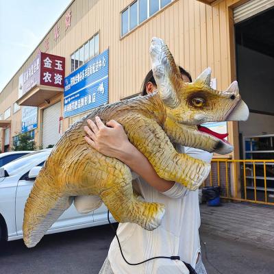 China Realistic Animatronic Baby Dinosaur Full Body Puppet For Dino Park for sale