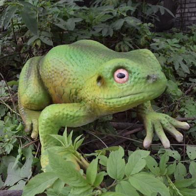 Cina Artificail Realistic Animatronic Frog Weatherproof Per Parco / Museo in vendita