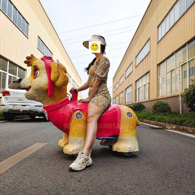 China Simulation Animal Animatronic Dog Ride for Shopping Mall and Amusement Park for sale