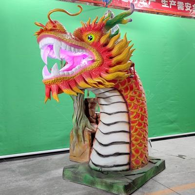 Cina Animatronic Realistic Chinese Electric Dragon Ride Altamente Interattivo in vendita