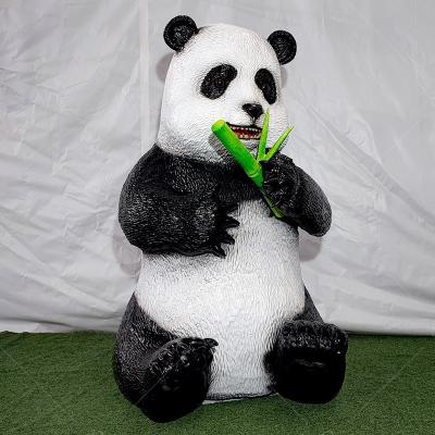 China Zoo Decoration Animatronic Animal Robotic Life Size Realistic  Animatronic Panda for sale