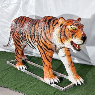 China Vermaakpark Animatorische Dieren Simulatie Realistische Animatronische Tijger Te koop