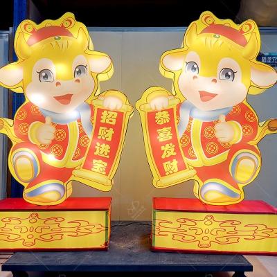 China Outdoor Decoration Chinese Festival Lantern / Tradition Chinese Light Lanterns for sale