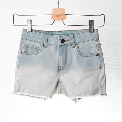 China QUICK DRY Custom Design Button Mid Waist With Belt Buckle Zipper Pockets Lattice Shorts Womens Denim for sale