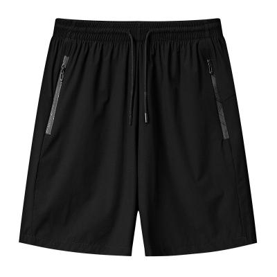 China Custom QUICK DRY Custom Casual Drawstring Waist Zipper Pocket Swim Sea Beach Surf Panel Medium Shorts for sale