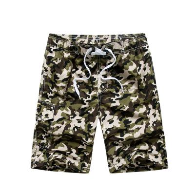 China Breathable Custom Loose Style Sports Camouflage Design Drawstring Mid Waist Swim Boys Kid Surfing Shorts for sale