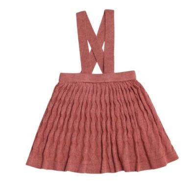 China Anti-wrinkle Girls Knitted Skirt New Baby Knitted Sweater A Shape Ruffle Skirt Cute Spring Summer Autumn Winter for sale