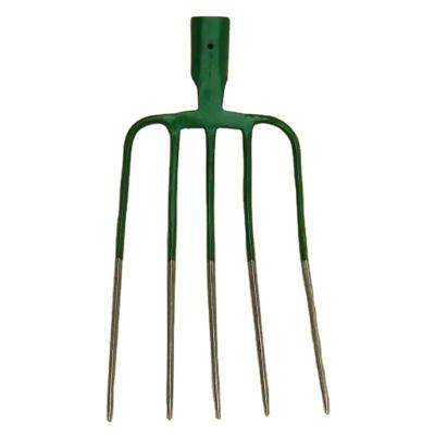 China Good Quality Steel Garden Cardboard Carbon Steel Digging Fork For Farm Four Teeth Shovel Fork for sale