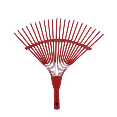 China Hot Sales Garden Rake Light Weight Professional Gather Steel Garden Lawn Rake For Quick Clean From The Yard Leaf Rake for sale