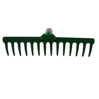 China Durable Garden Rake Factory Direct Selling Garden Tool Landscape Rake With Long Wooden Handle for sale