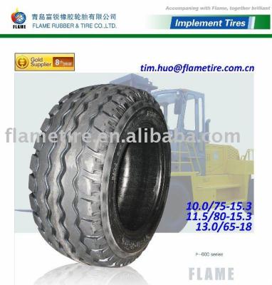 China Nature Instrument Rubber Tires 10.0/75-15.3, 11.5/80-15.3, 12.5/80-15.3 for sale