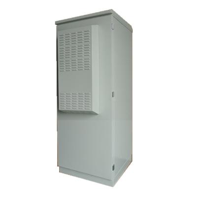 China Outdoor Aluminum/Galvanized Steel Cabinet Telecom Enclosure Telecommunication Rack Cabinet With IP55 Cooling System SK-76105 for sale