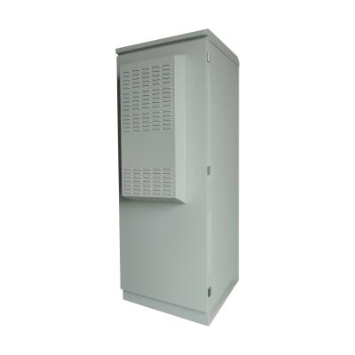 China Galvanized steel sheet or as per customer requirements 19 inch outdoor rack telecom cabinet with air conditioner for sale