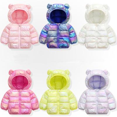 China Winter Sale Rabbit Ear Design Baby Winter Coat Viable Warmer Kids Winter Jacket Fashionable Clothing for sale