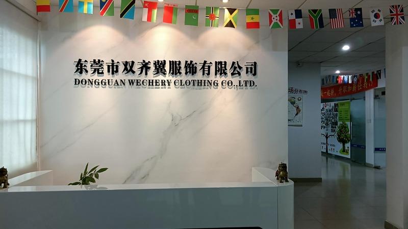 Verified China supplier - Dongguan Wechery Clothing Co., Ltd.