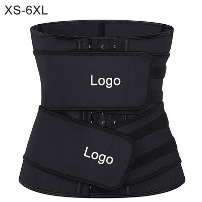 China XS 6X Corset Tummy Control Shapers Women Fajas Formadores Women Waist Trainer With Hook And Waist Trainer Double Waist Trainer Antibacterial Custom Latex for sale