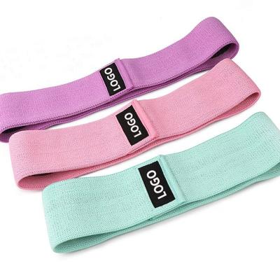 China Fitness Legs Whosale Yoga Cloth Resistance Band Power Bands Resistance Fitness Exercise Bands Long For Gym for sale