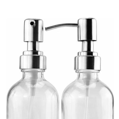 China Foam Soap Dispenser Kitchen 500ML Around Boston Soap Dispenser Stainless Steel Empty Pump Bottle for sale