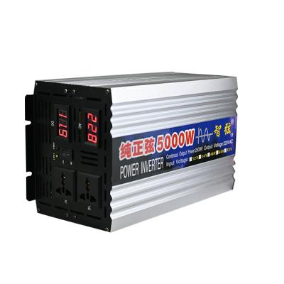 China Hot Selling Home Appliance Inverter 5000W Pure Sine Wave 12V 24V DC To 220V 5kva AC Inverter for sale