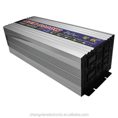 China Rated Power 4000W 12v24v48v60v 50Hz 60Hz Black Power Converter Inverter 220V 43*18*14CM for sale