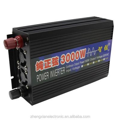 China 1500W 50HZ 60HZ Black Generator Power Inverter Manufacturers 25.8*15*7.5 for sale