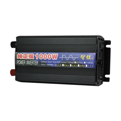 China Hot sale 1000W dc 12V 24V 48V 60V to AC 220V 230V 240V inversor De onda pura 500w 24v voltronic inverter 185*95*55MM for sale