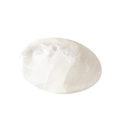 China High Quality Natural Love Selenite Round Crystal LED Lamp for sale