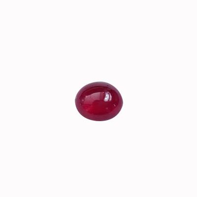 China Wholesale Natural Superb High Quality Red Loose Stone Jewelry Love Ring Flat Bottom Face Jewelry Inlay for sale