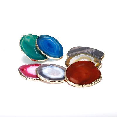 China Without Wholesale High Quality Agate Coaster For Lighting Home Table Setting for sale