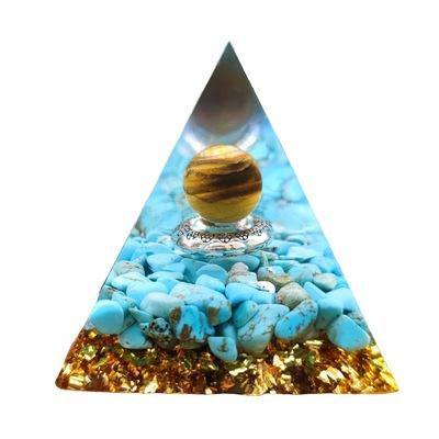 China Donghai Crystal Amethyst Ball Tiger Eye Rose Quartz Reiki Energy Healing Orgone Pyramid Meditation Pad Can Be Customized for sale