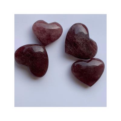 China China Heart-Crystal Berry Shaped Crystal Stones Wholesale Healing Decoration for sale