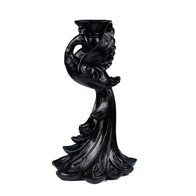 China China Wholesale Bulk Natural Crystal Obsidian Carving Crafts Peacock Figurine Ball Stand for sale