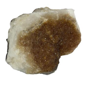 China Quartz citrine Crystal Mineral Stone Hot Selling Topaz Cluster Religious Pray of natural cut engraving wholesale Donghai group aura for sale