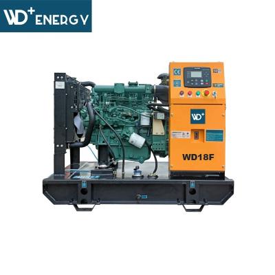 China WD+ Power WD18F Standby Diesel Generator 18kVA 400v 50Hz 3phase FAWDE 4DW81-23D Technical Datasheet 8 Working Hours for sale