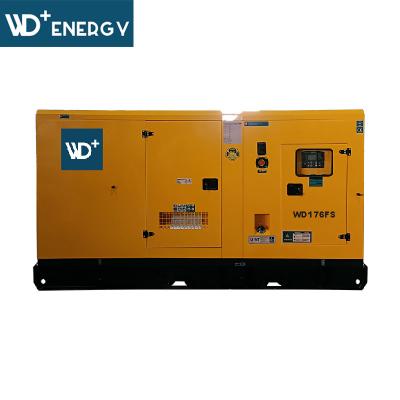 China Silent Type WD+ Technical WD176FS Power Backup Diesel Generators Datasheet 128kW/160kVA 400v 50Hz 3phase FAWDE CA6DF2-19D 8 Working Hours for sale