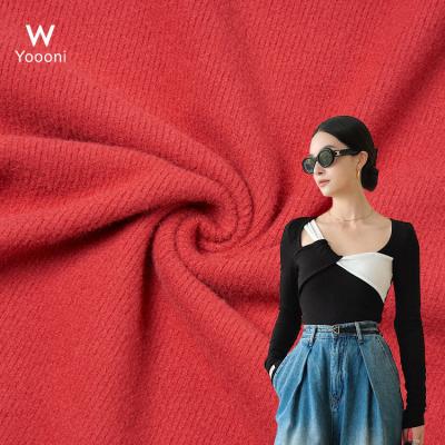 China Anti Pill Whosale China Textiles And Fabrics 280gsm Rayon Spandex Knit Fabric For Clothing Thermal Long Sleeve Rib for sale