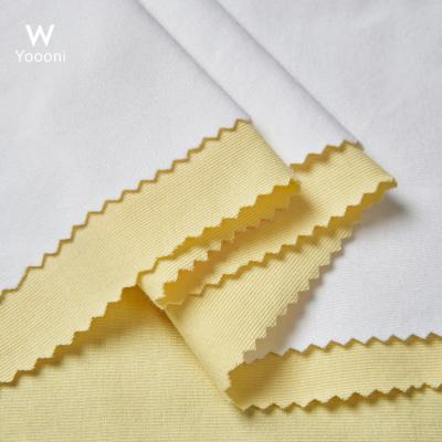 China Anti Pill 230g 1*1 Muslin Cotton Viscous Spandex Blend Knit Rib Fabric Wholesale For T-shirt Dress for sale