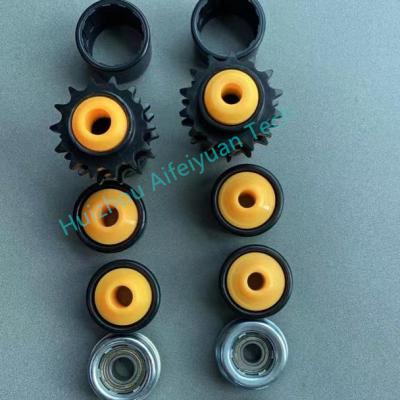 China Conveyor Roller Industrial 60mm Conveyor Roller Plastic End Caps Bearing Housing Of Conveyor System for sale