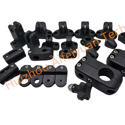 China Conveyor Adjustable Side Guide Rails Mounting Brackets & Star Knob for Conveyor Machine for sale