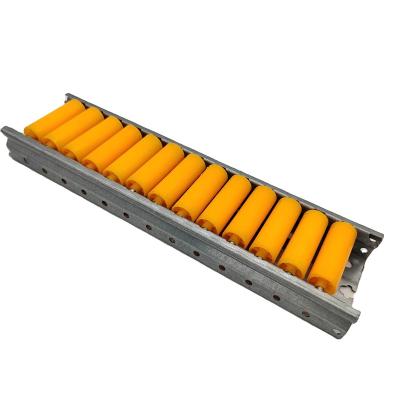 China Transportation Plastic Wheel Roller Aluminum Alloy Roller Track For Sliding Shelf System Connection With Conveyor for sale