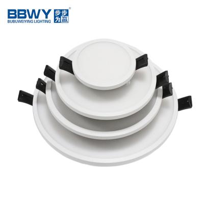 China Modern 8w 16w 22w 30w ultra thin aluminum recessed mounted smd led panel light for sale