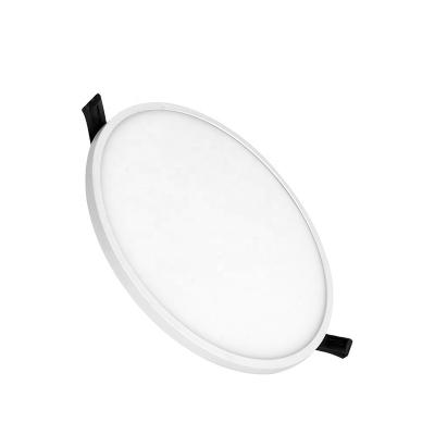 China Modern High Quality 8w 16w 22w 30w Office Round Square Light Fixtures Recessed Aluminum Led Panel Light for sale