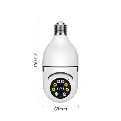 China Human Motion Tracking Bulb E27 Socket Wireless Wifi Night Vision V380 Radio Pro 360 Dome Camera CCTV Security for sale