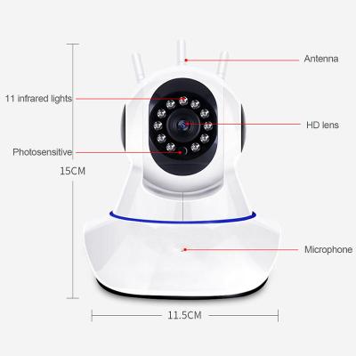 China Human Motion Tracking Wifi Indoor Two Way Audio Auto Tracking Smart APP Baby Security Camera Radio IR Security IP CCTV Camera for sale