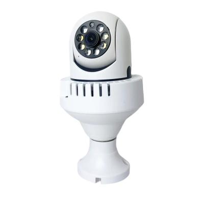 China Human Motion Tracking 2MP Camera Night Version Home Security WiFi PTZ Camera Smoke Detector E27 Indoor Remote Bulb Camera for sale