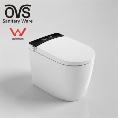 China Automatic Operation OVS WaterMark Australia Intelligent Bidet Auto Flush Toilet Seat Chaozhou Automatic Seat Cover Toilets for sale